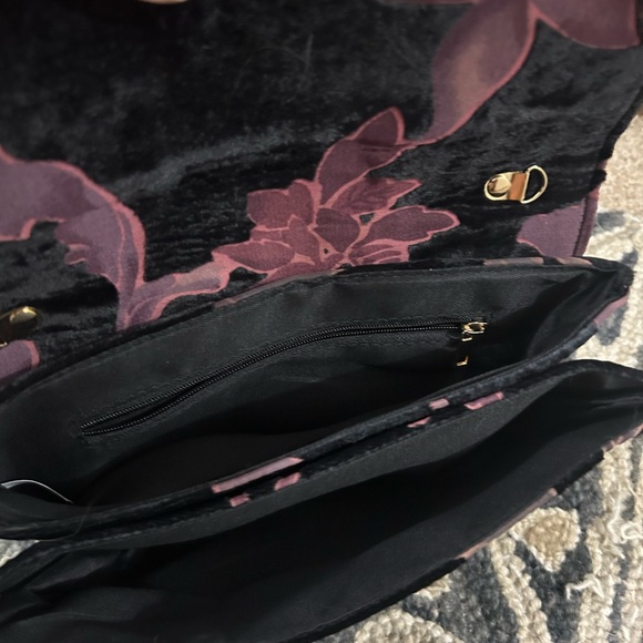 Velvet clutch floral Steve Madden - Picture 3 of 5